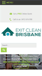 Mobile Screenshot of exitcleanbrisbane.com.au